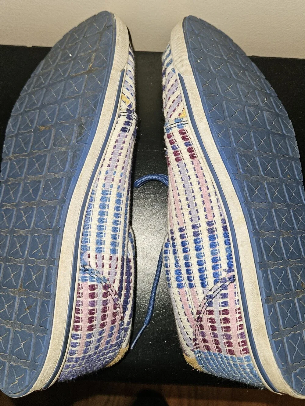 Hooey By Twisted X Blue Multicolor Striped Boat Shoes